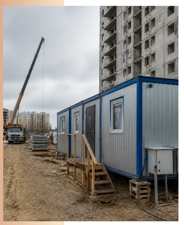 Аренда строительных вагончиков для рабочих в Иванове